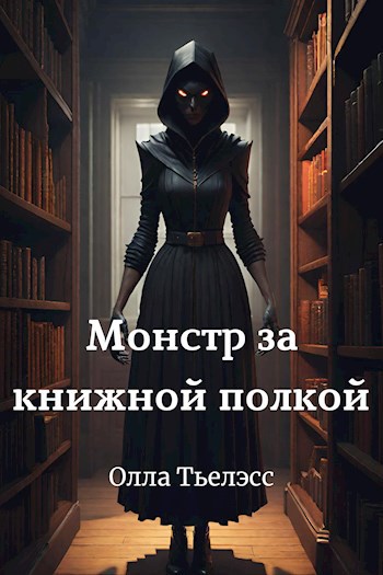 Монстр за книжной полкой