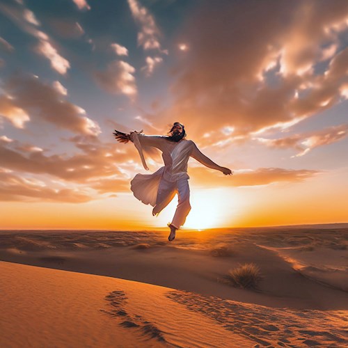 А потом он взлетел