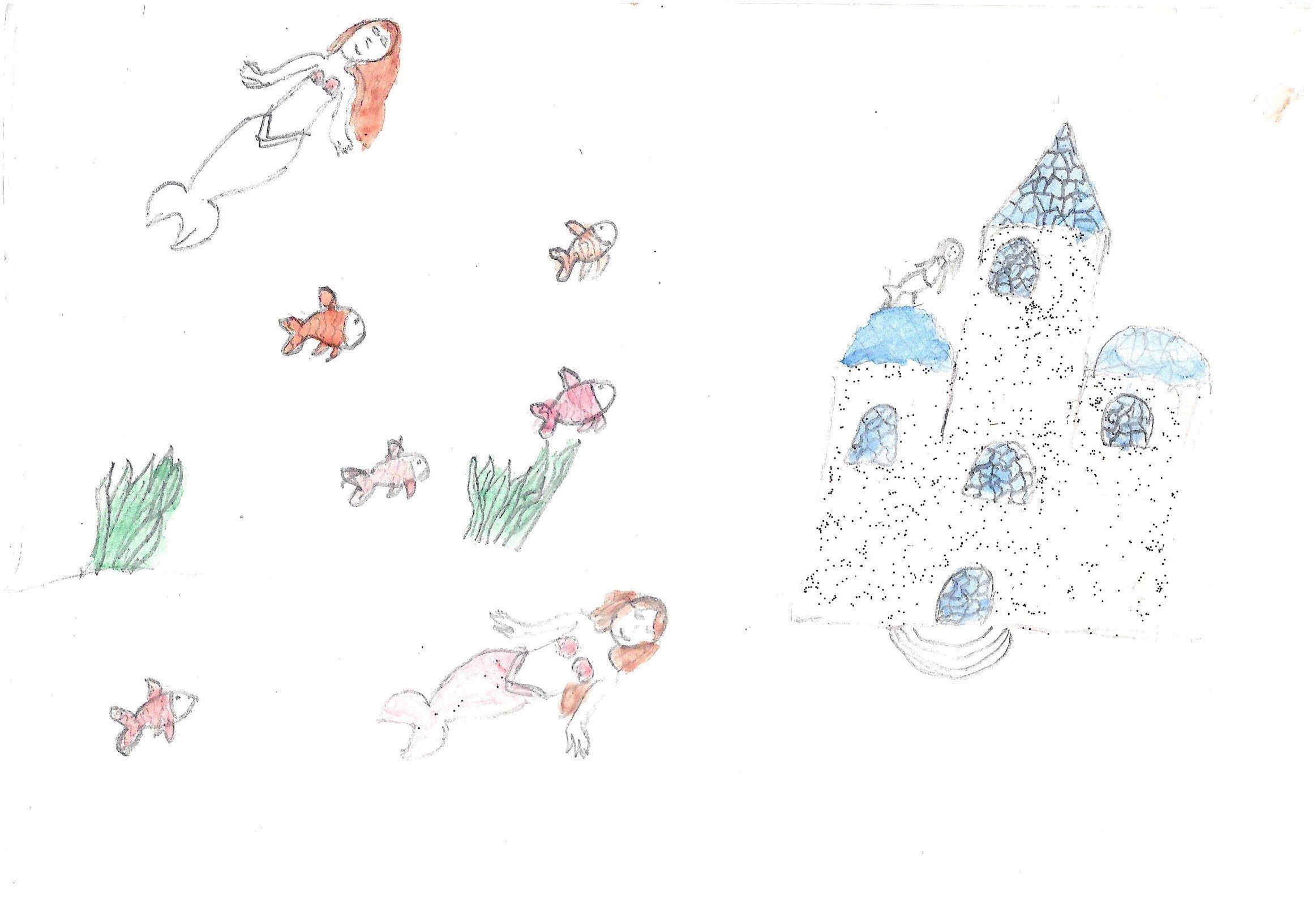 Акварель Маринетт Мортем &#171;Тайны подводного царства&#187;