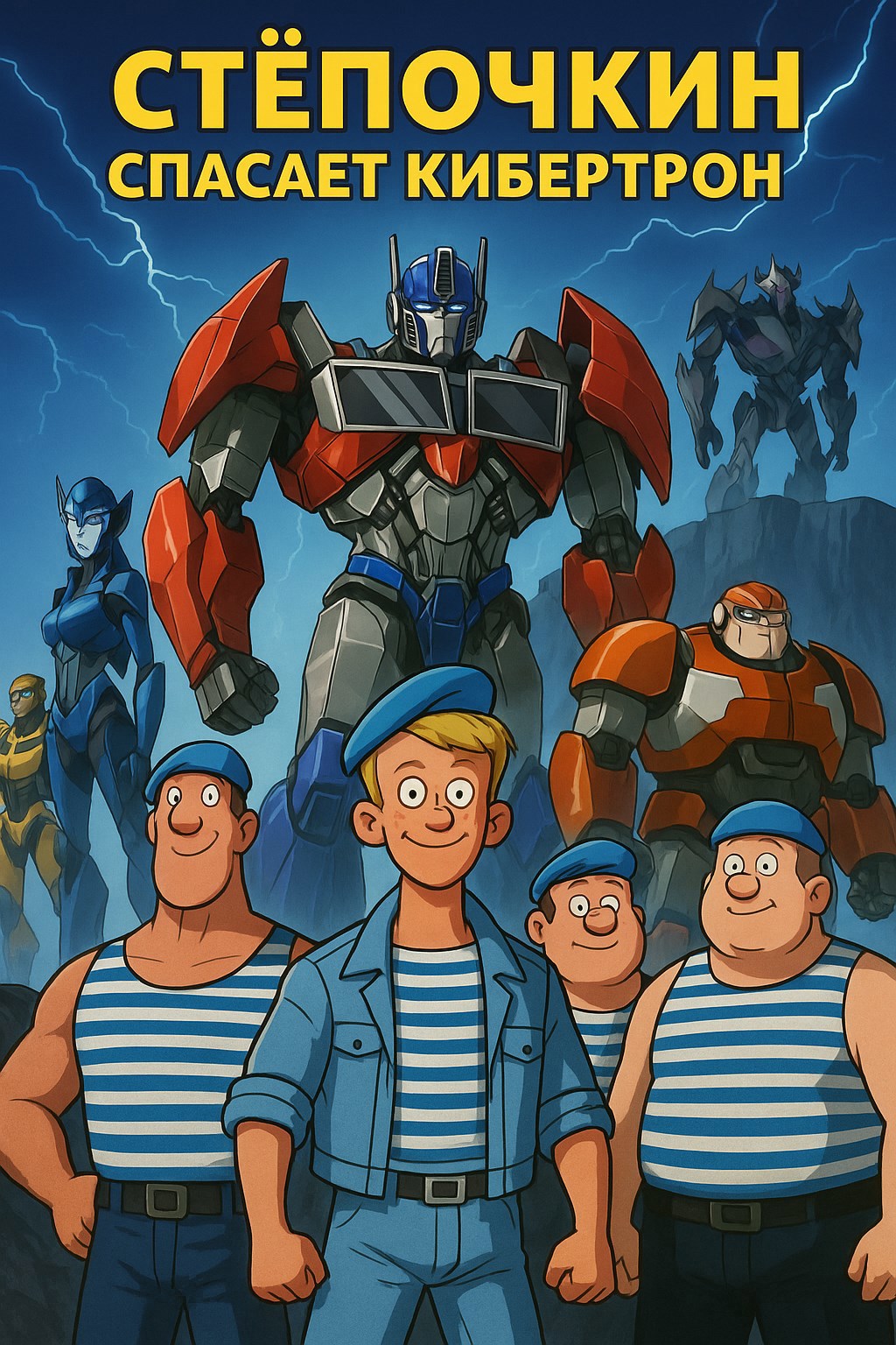 Трансформеры Прайм вдвшник степочкин спасает Кибертрон