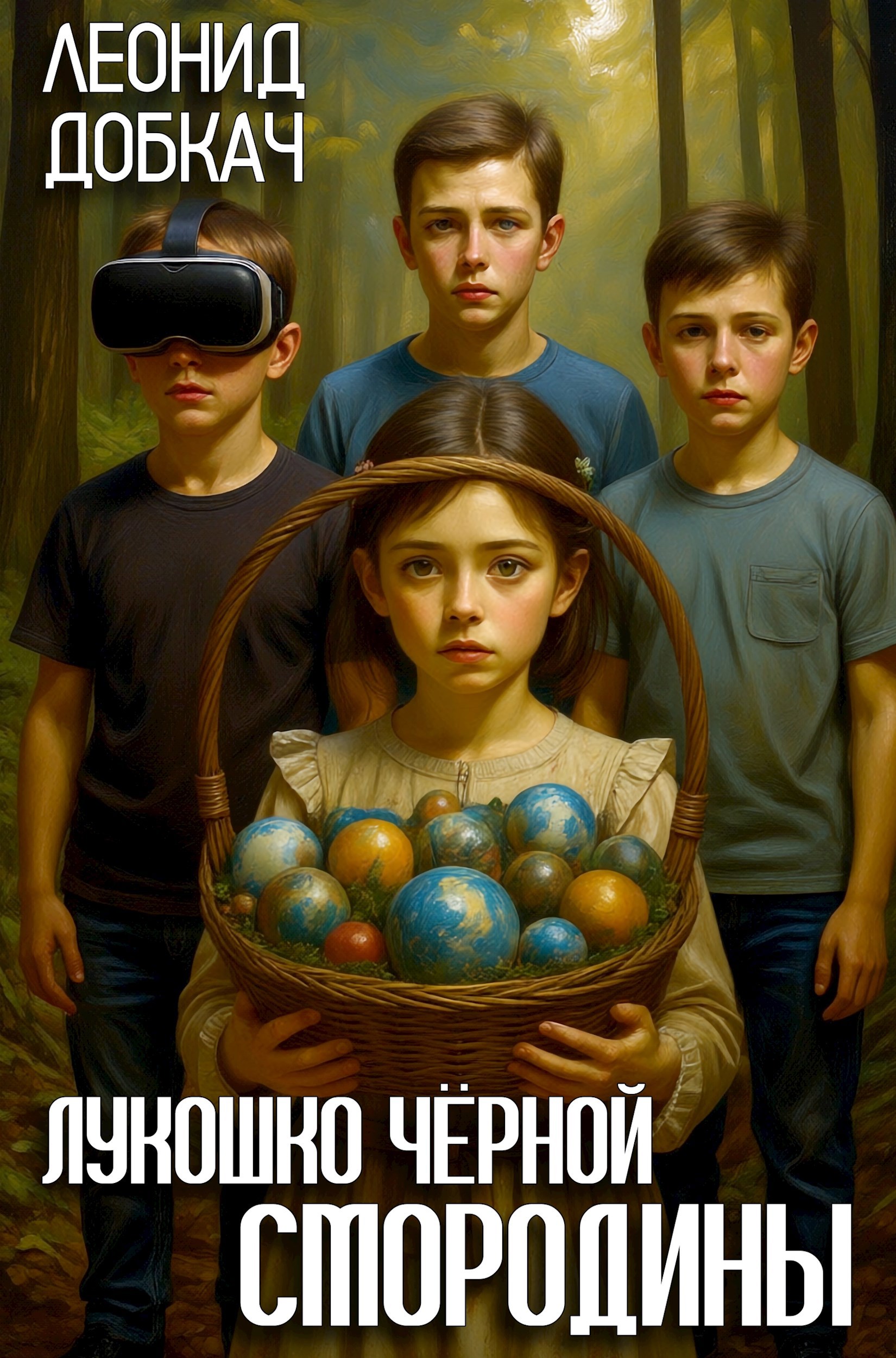 Лукошко чёрной смородины