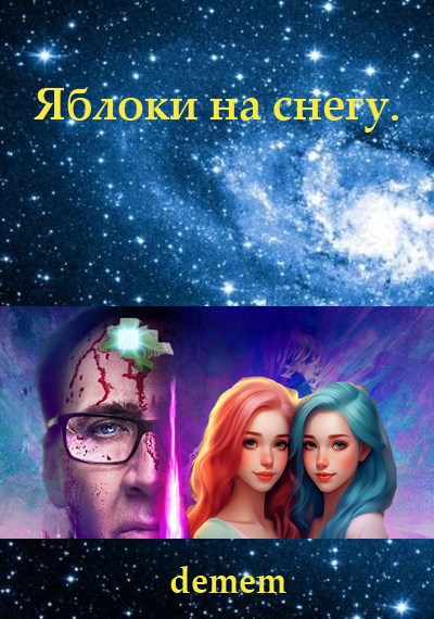 Яблоки на снегу.