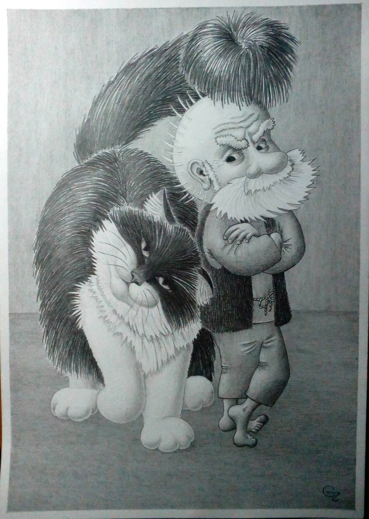 Кот и все