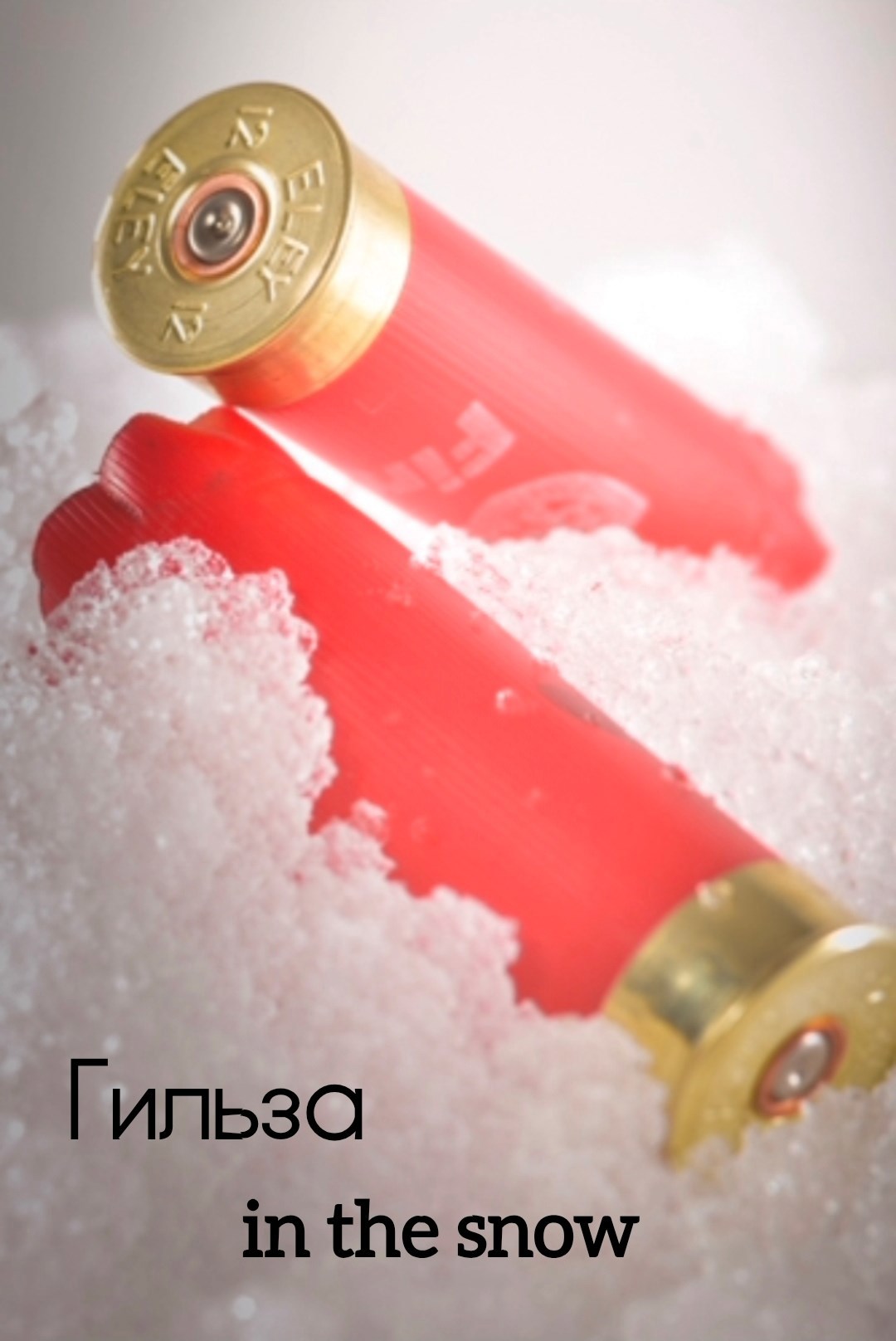 Гильза в снегу