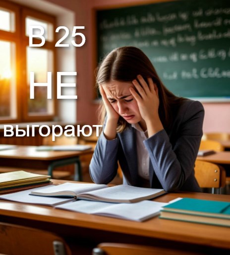 В 25 не выгорают