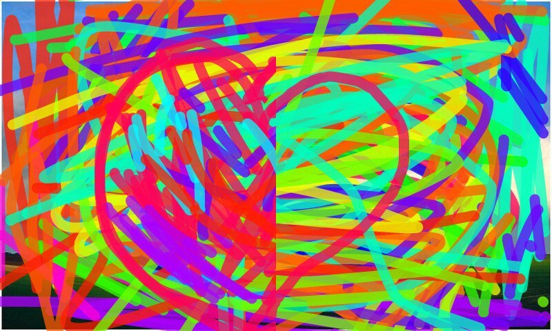 Картина &quot;Бушующее сердце&quot; Маринетт Мортем