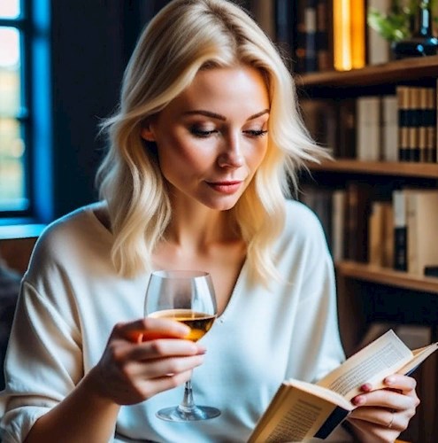 Капля вина на книжную миниатюру