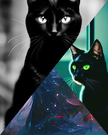 Черный кот