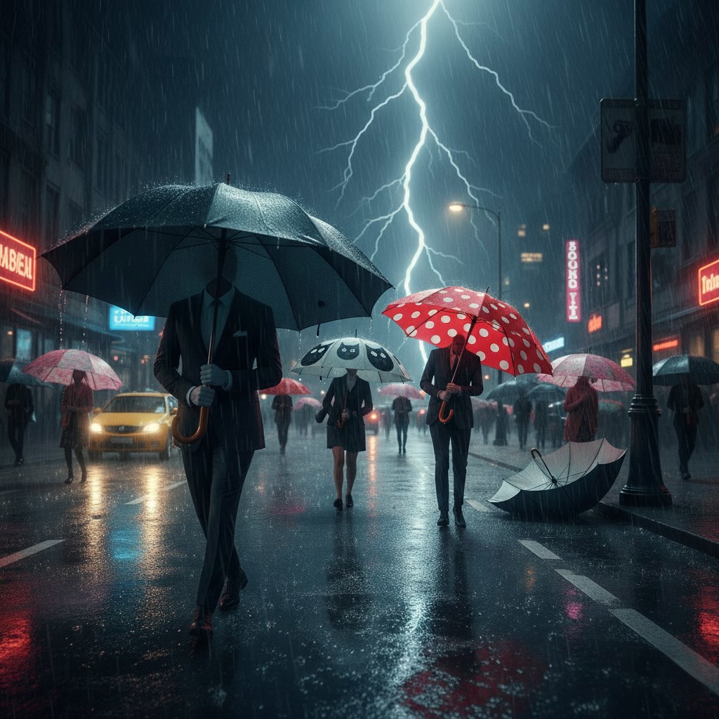 Мечты чёрного зонта