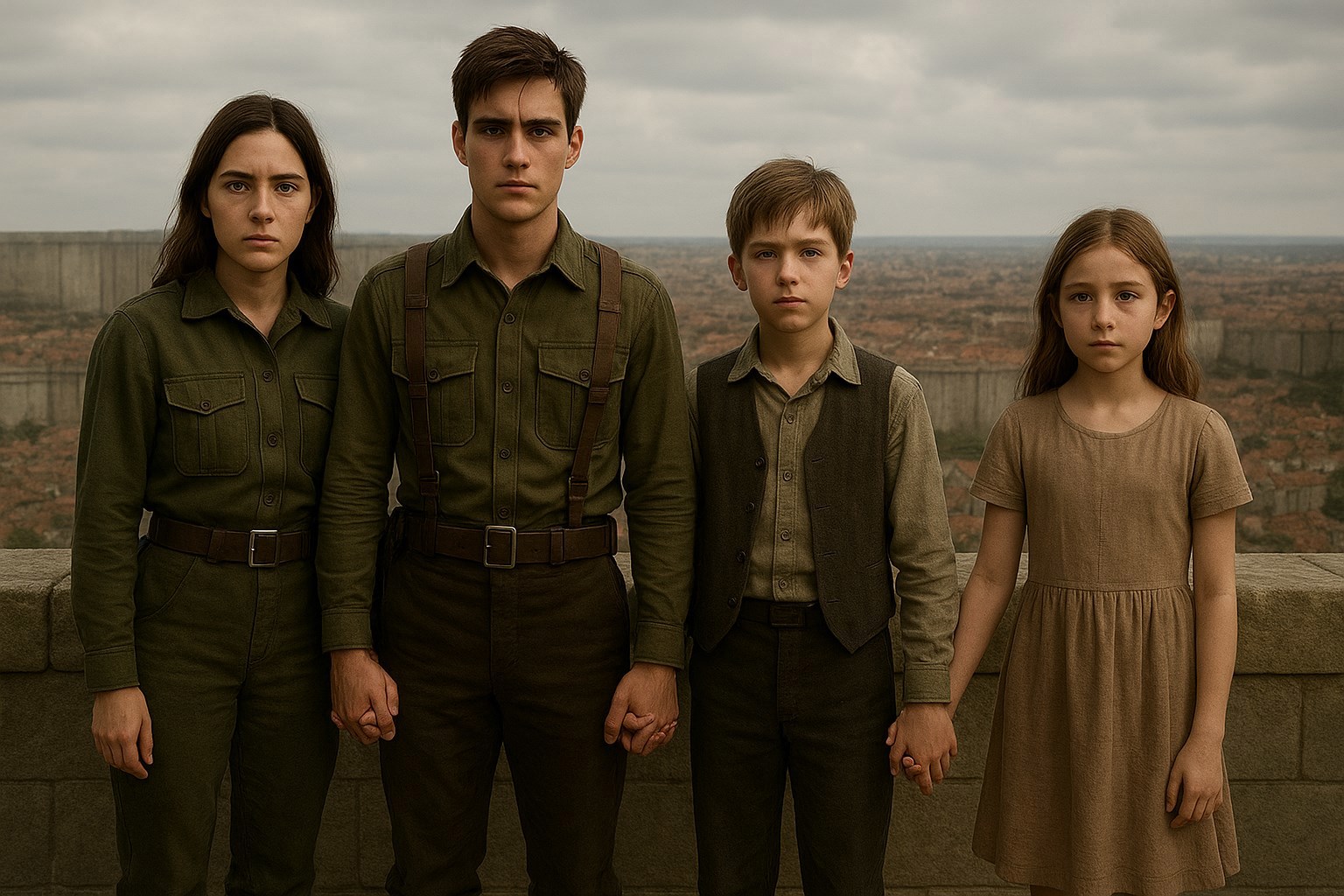 Атака титанов сага об охотниках