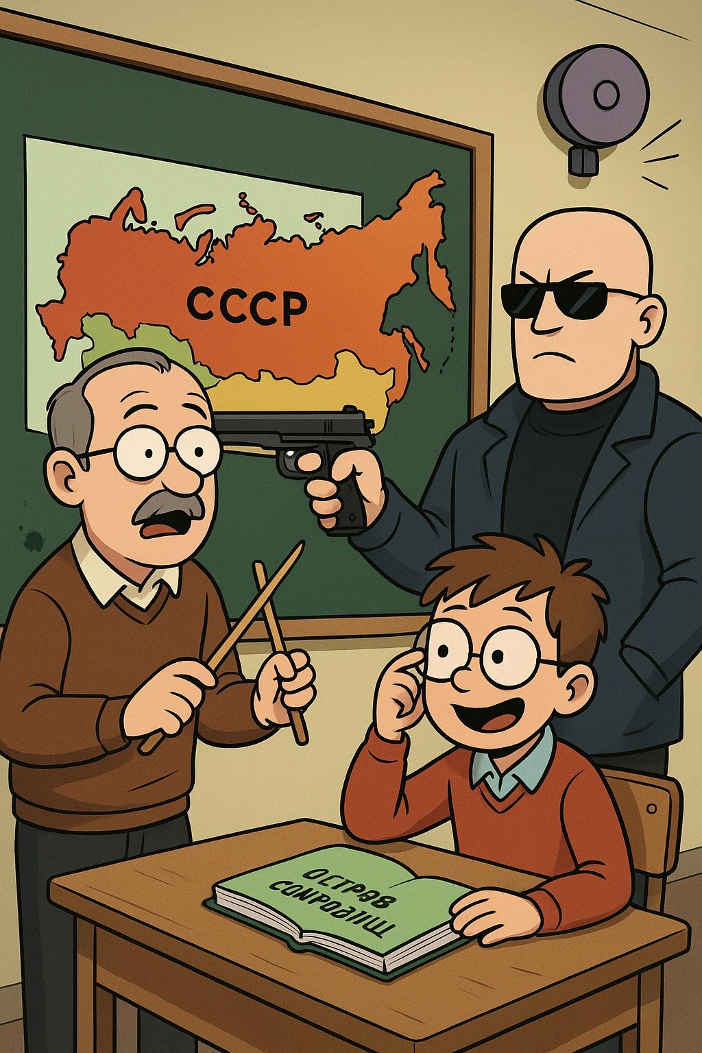 По ком звонит звонок. Черный юмор