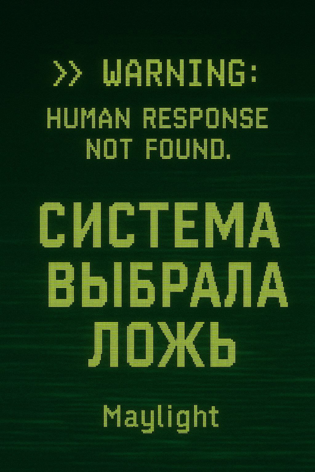 Система выбрала ложь.