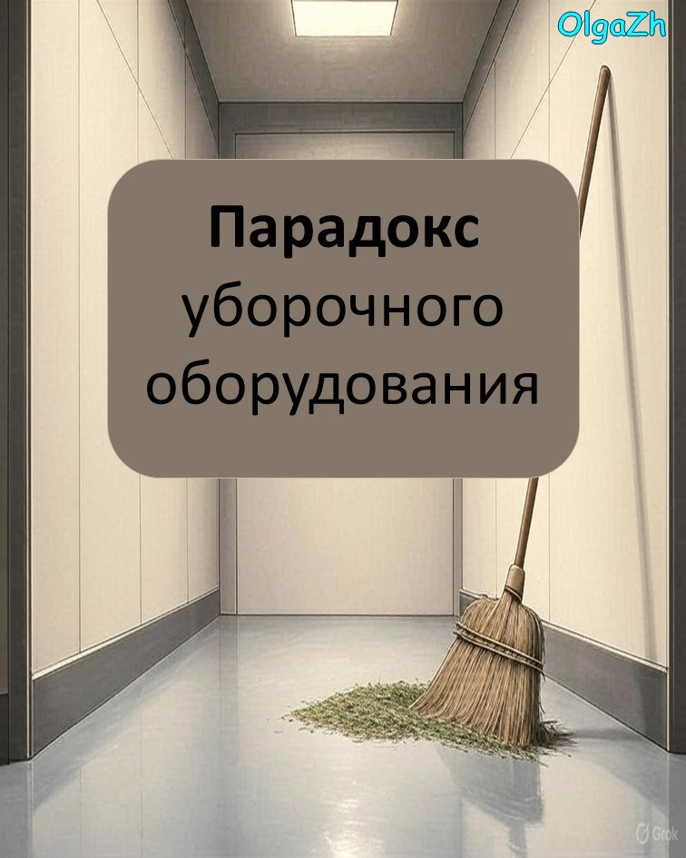 Парадокс уборочного оборудования в административном секторе