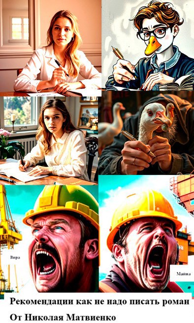 Рекомендации как не надо писать роман