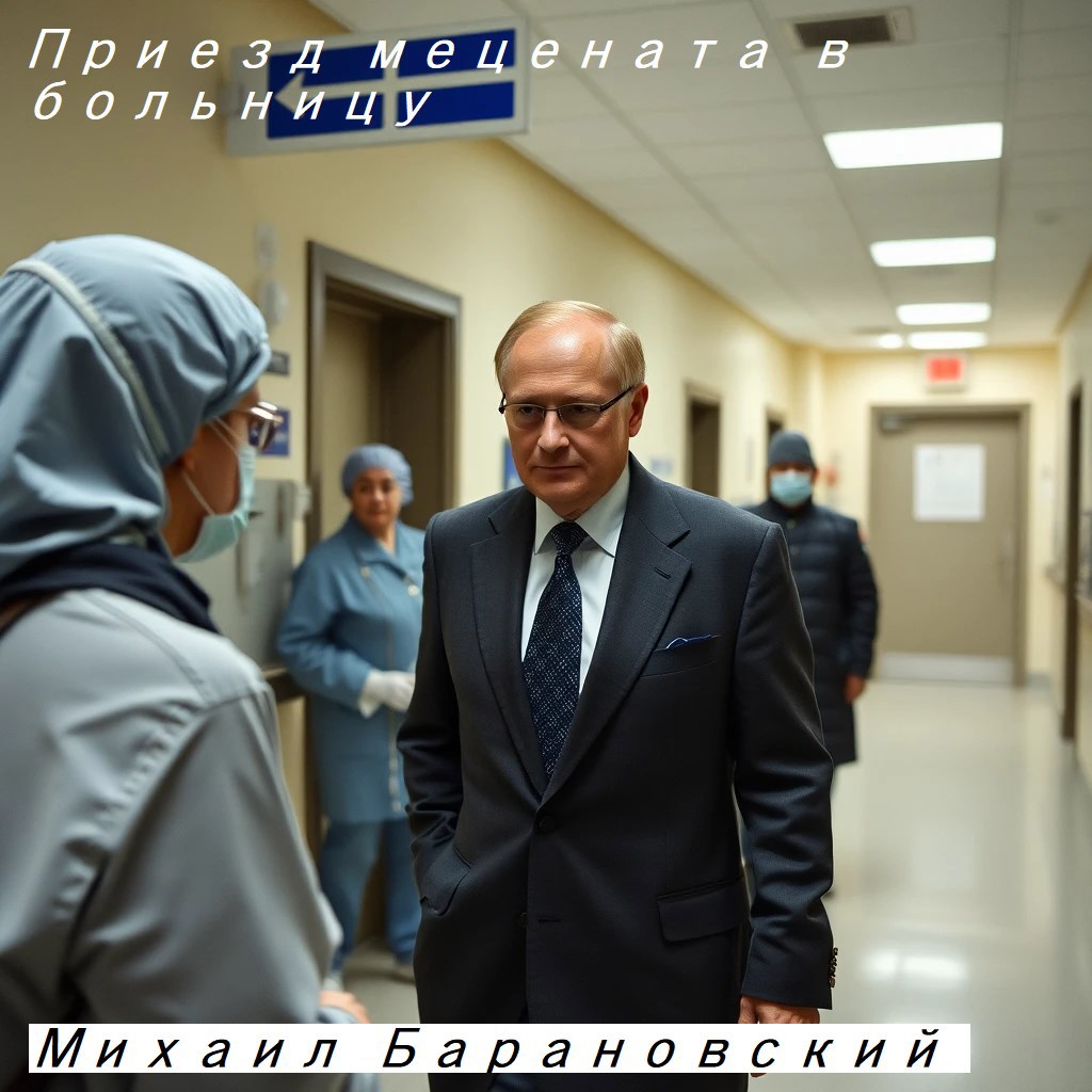 Приезд мецената в больницу