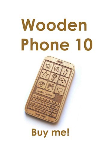 Wooden Phone 10