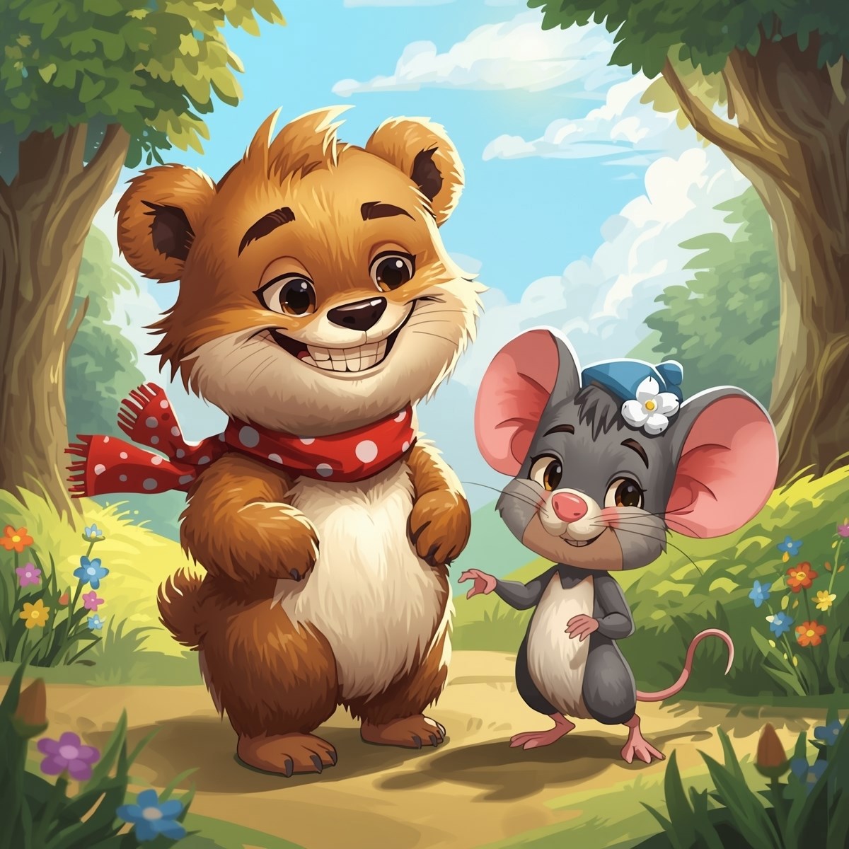 Сказ про Мишку Шалунишку и Мышь Плутовку