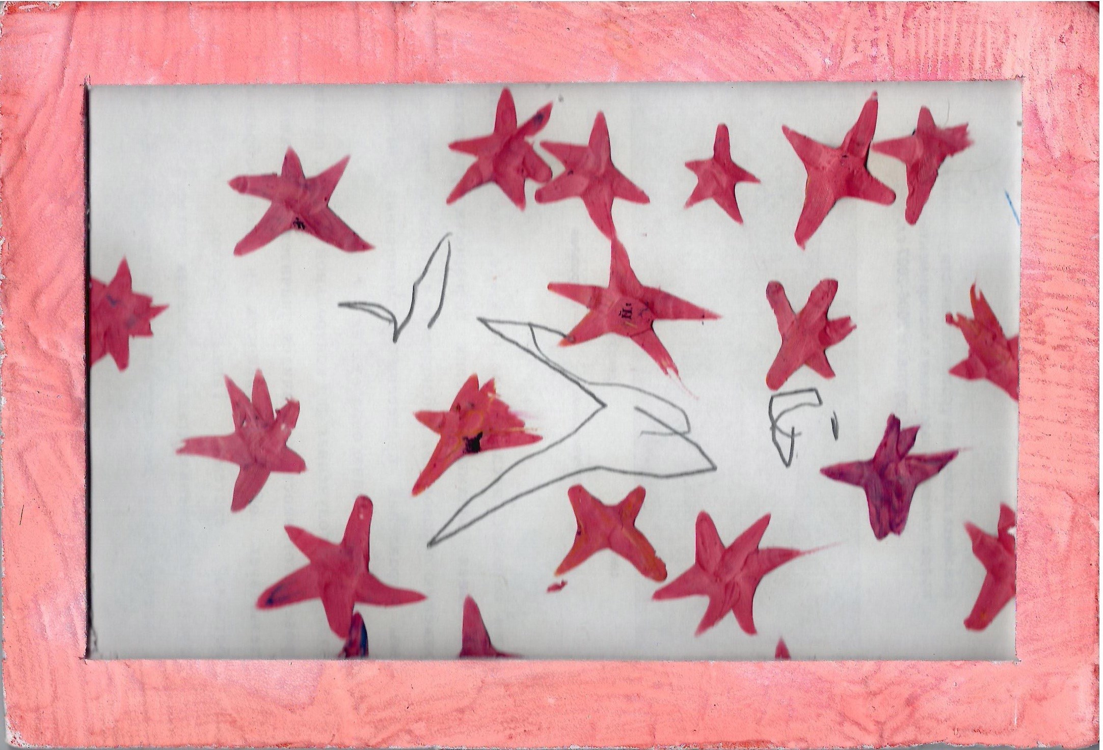 &quot;Звёздное волшебство&quot; - рисунок пластилином Маринетт Мортем