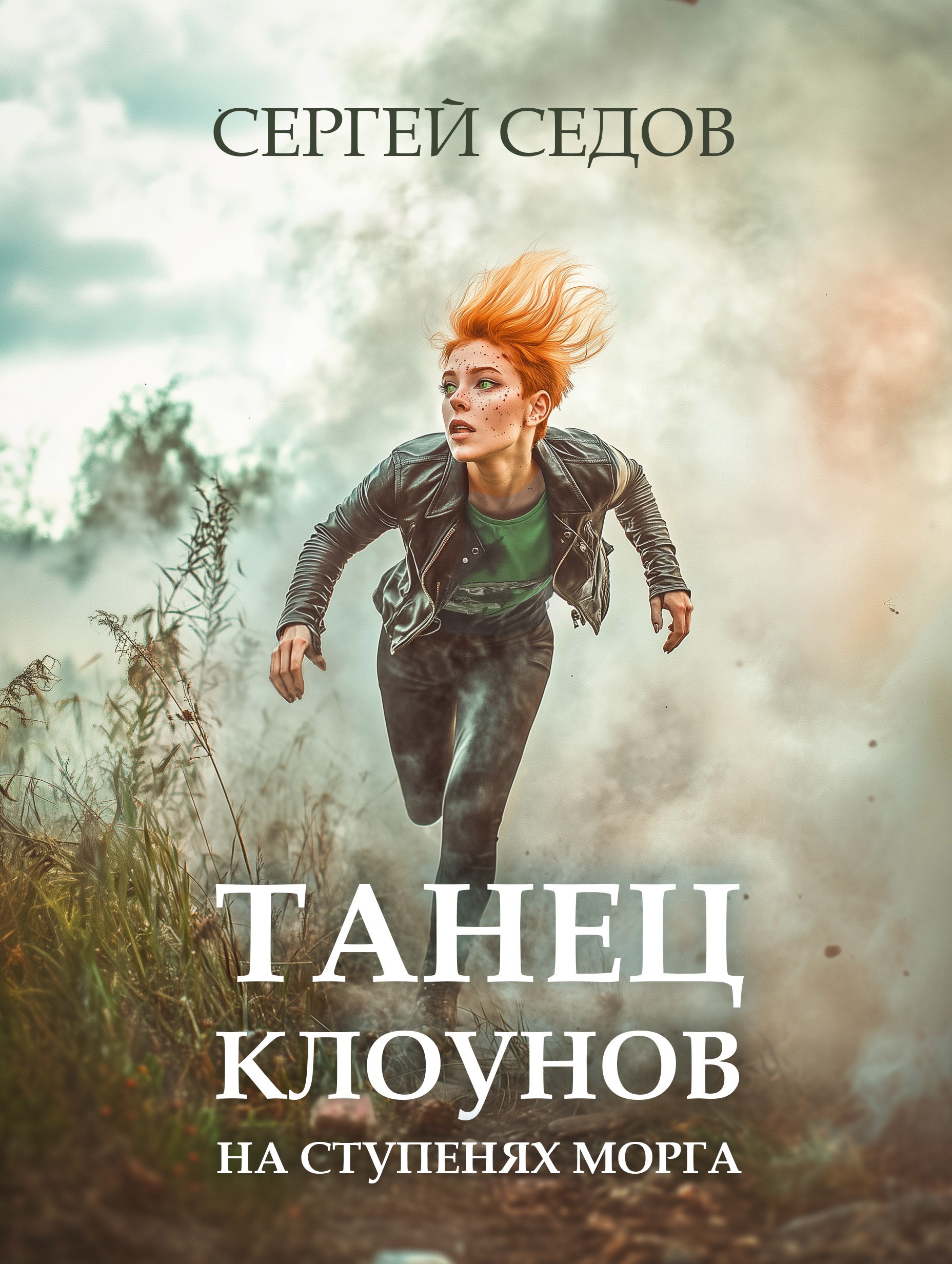 Танец клоунов на ступенях морга