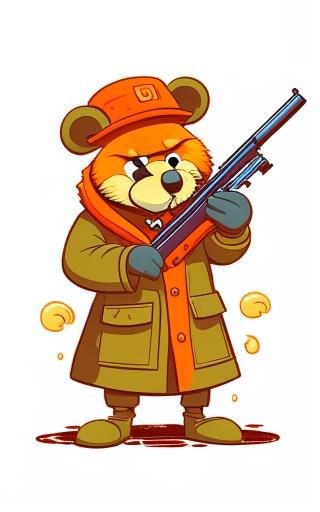 Медведь и свинья из леса