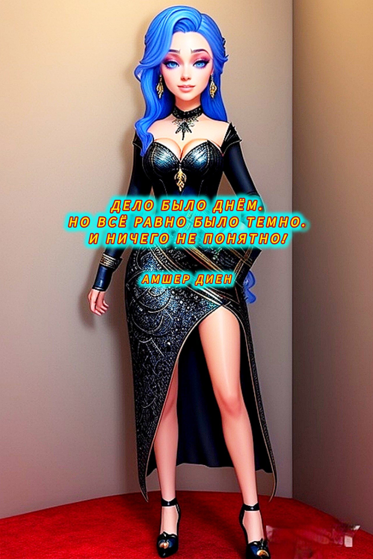 Дело было днём. Но всё равно было темно. И ничего не понятно!