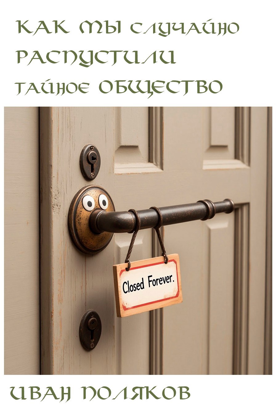 Как мы СЛУЧАЙНО распустили тайное общество