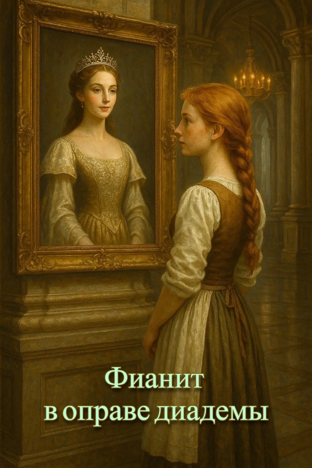 Фианит в оправе диадемы
