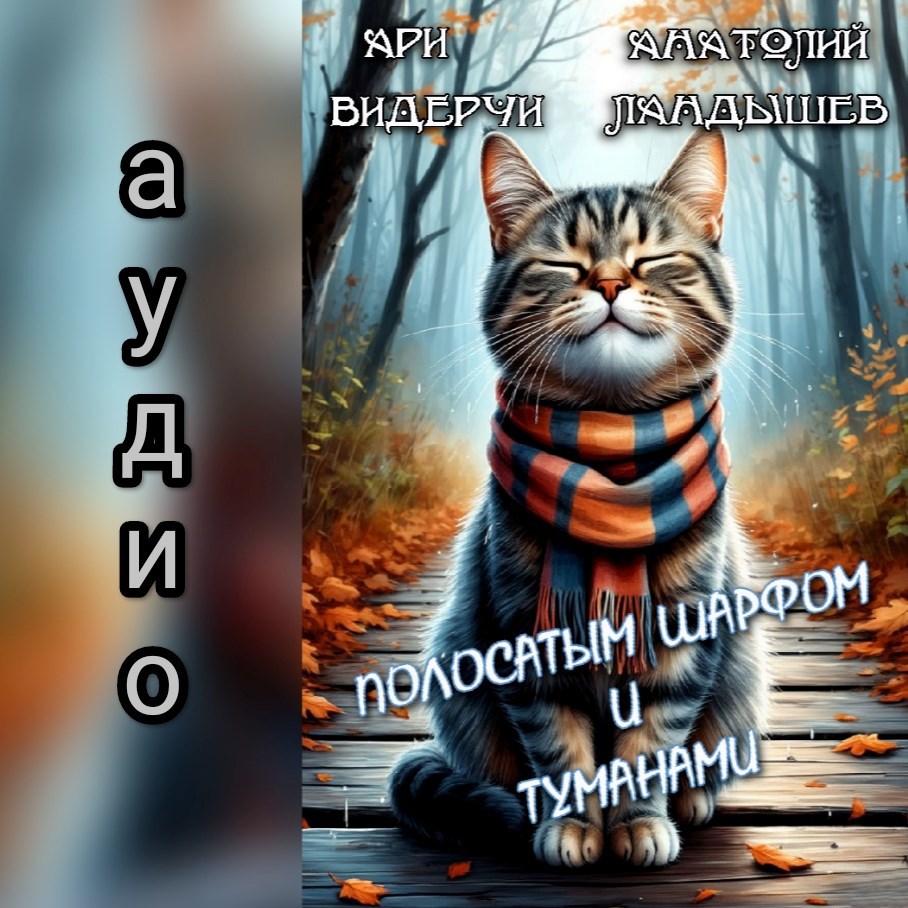 Полосатым шарфом и туманами