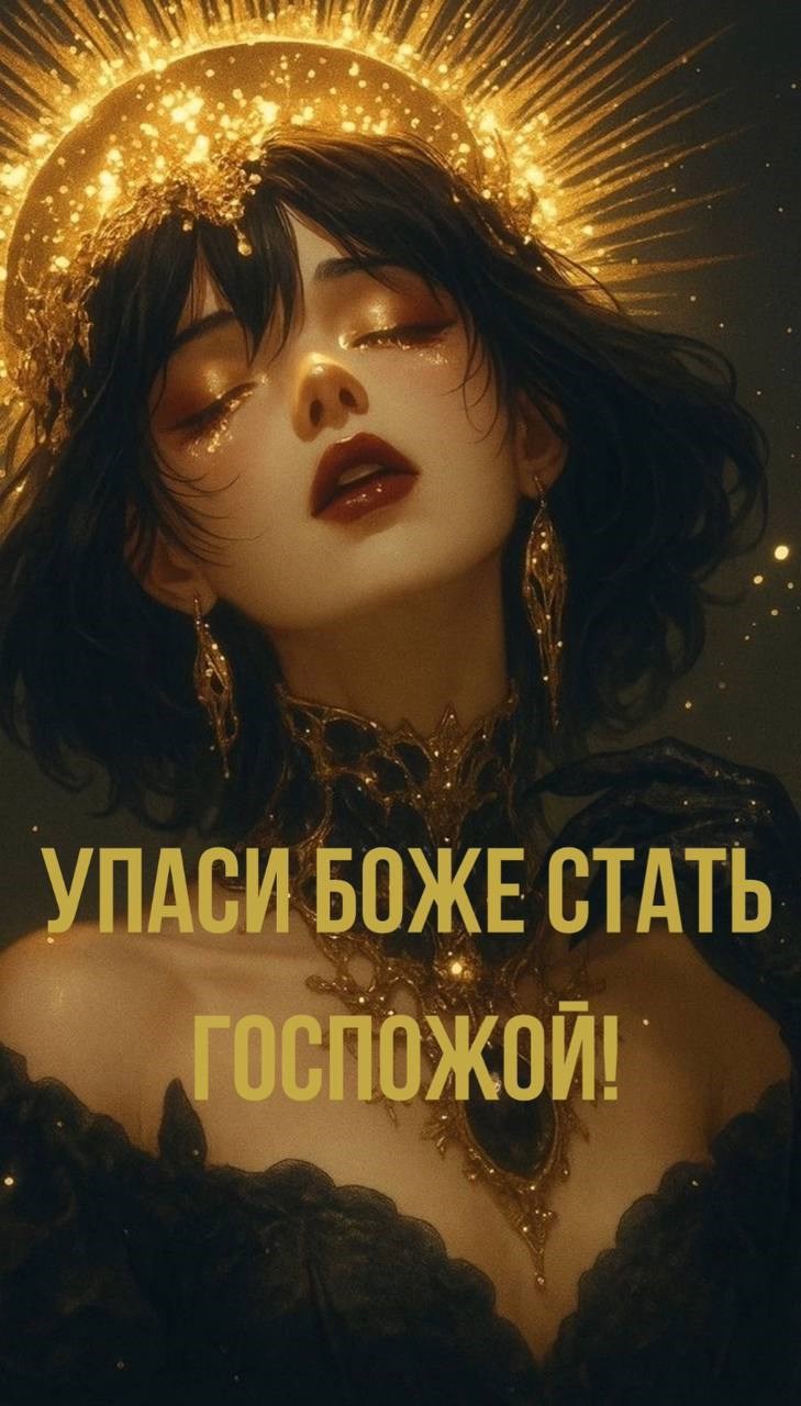 Упаси боже стать госпожой