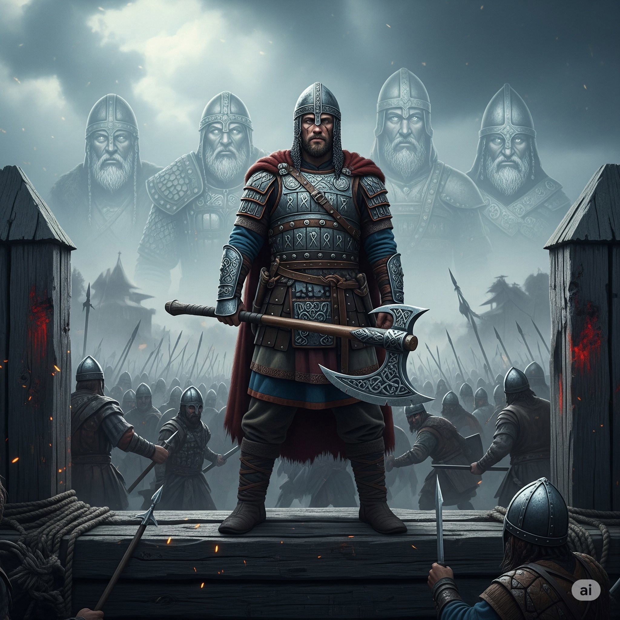 Дух предков.Русский воин.