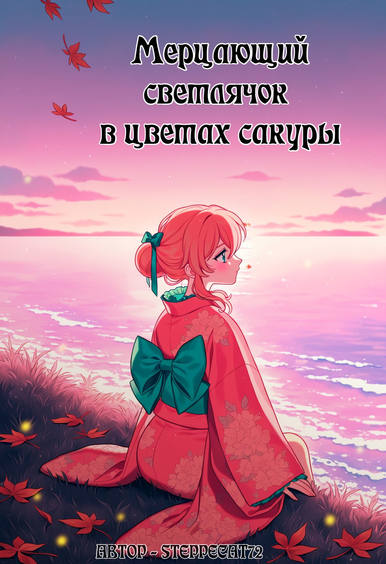 Genshin Impact Мерцающий светлячок в цветах сакуры