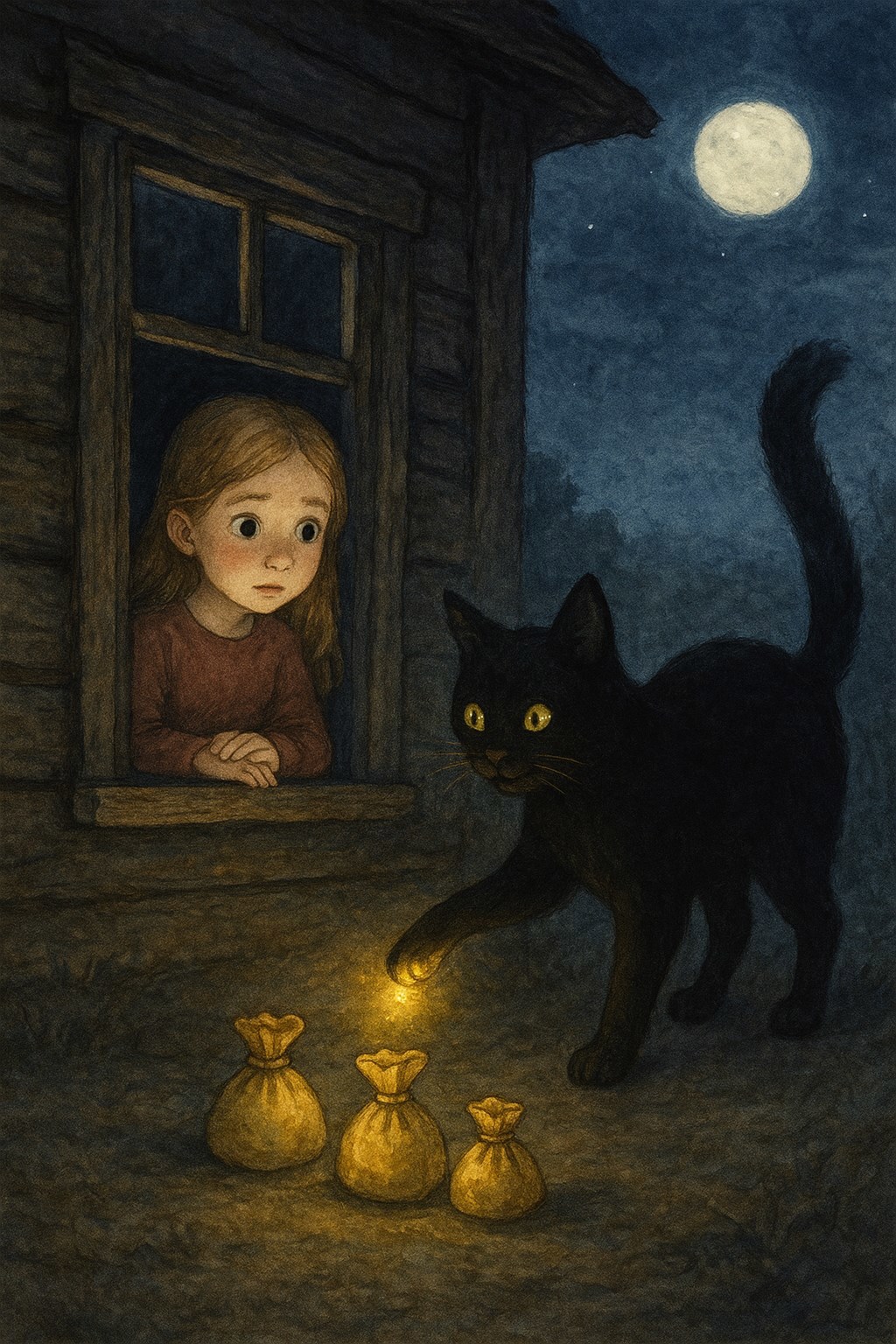 Кот с золотой лапой