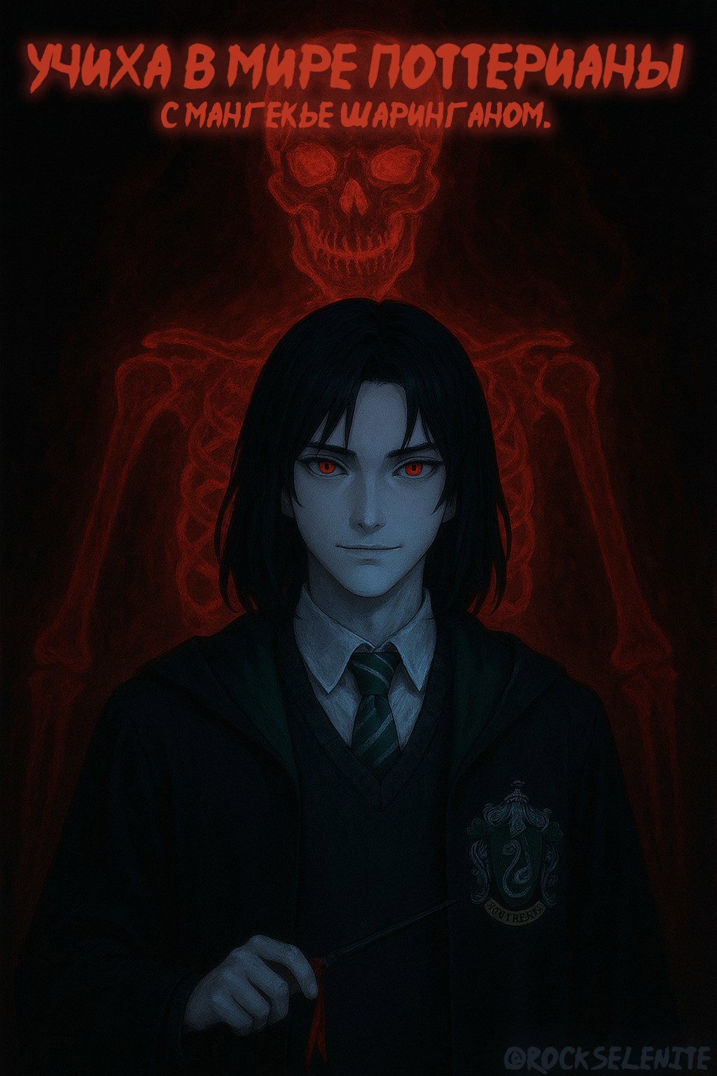 Гарри Поттер Перерождение Учихи с Мангекье Шаринганом в самом начале.