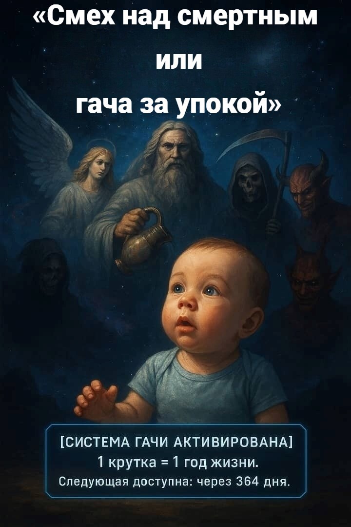 Смех над смертным или гача за упокой
