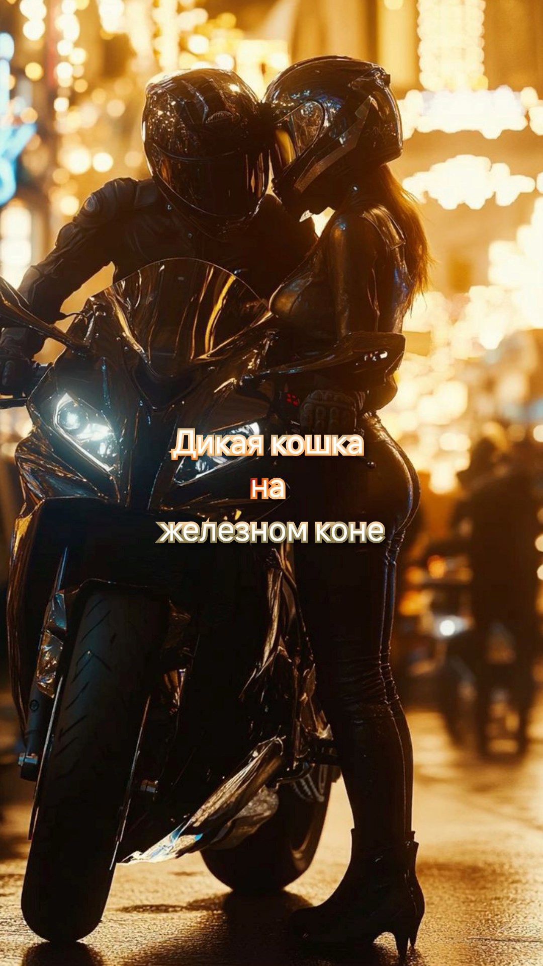 Дикая кошка на железном коне