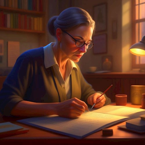 Листочек в клеточку