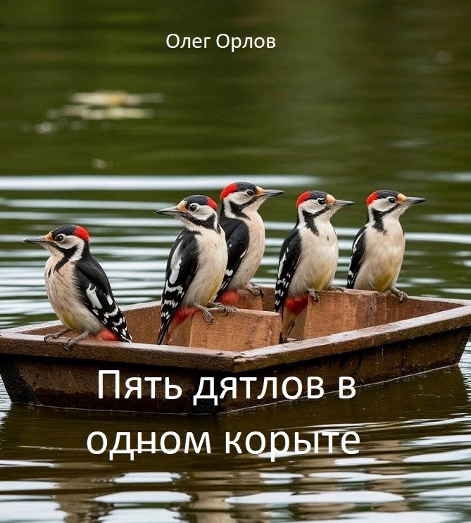 Пять дятлов в одном корыте