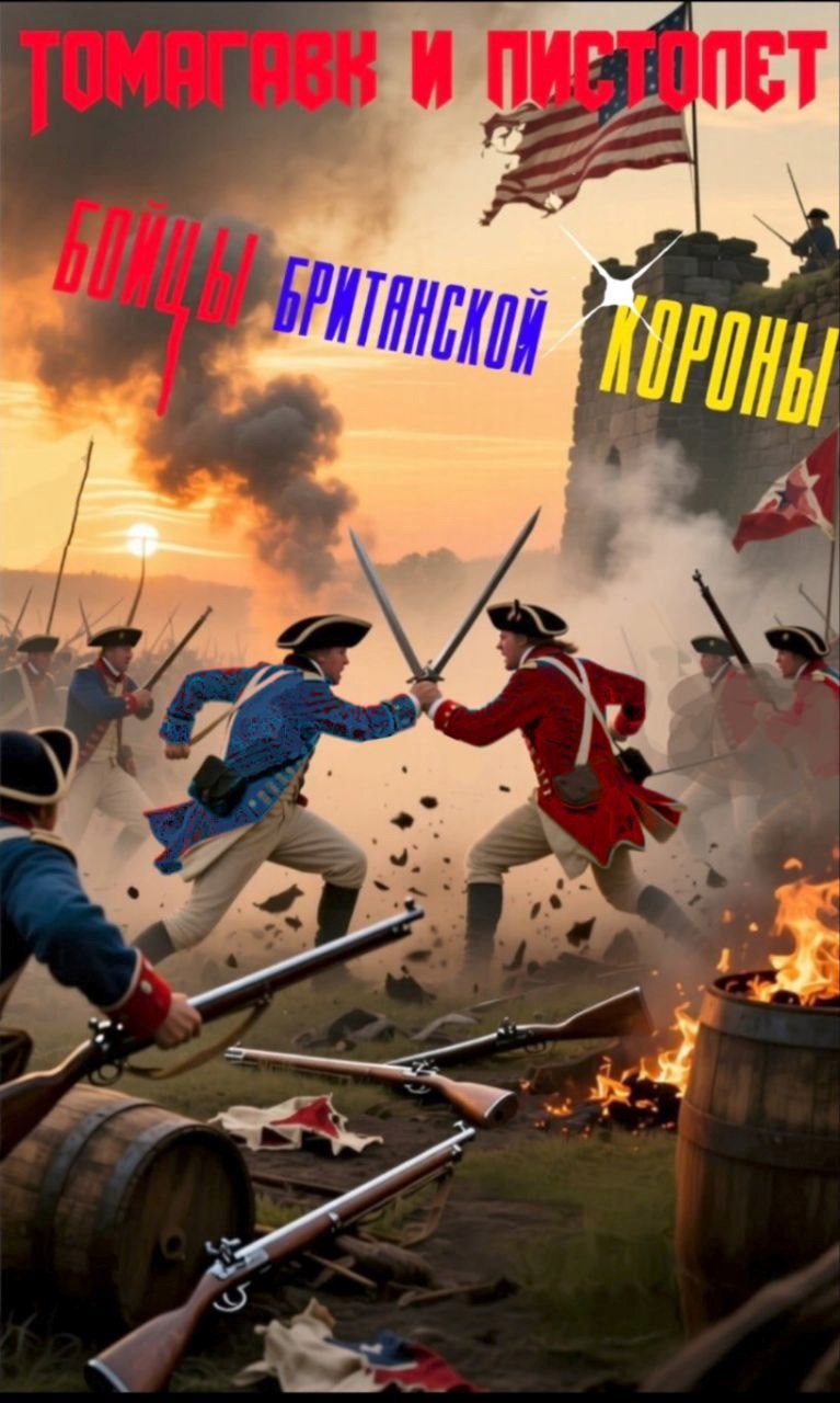 Томагавк и пистолет бойцы британской короны