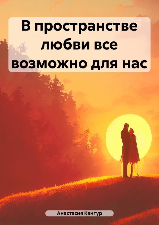В пространстве любви все возможно для нас.