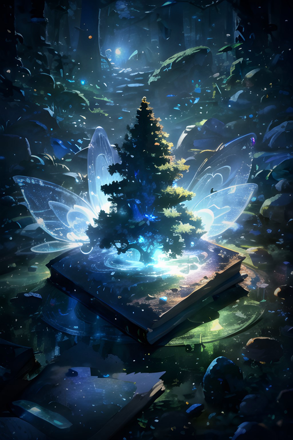 Поиск книги и луны