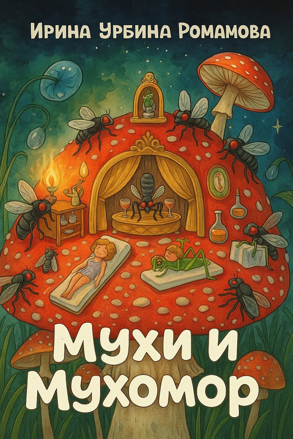 Мухи и мухомор