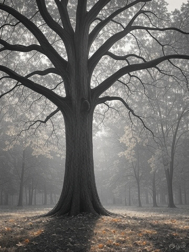 Лесное дерево