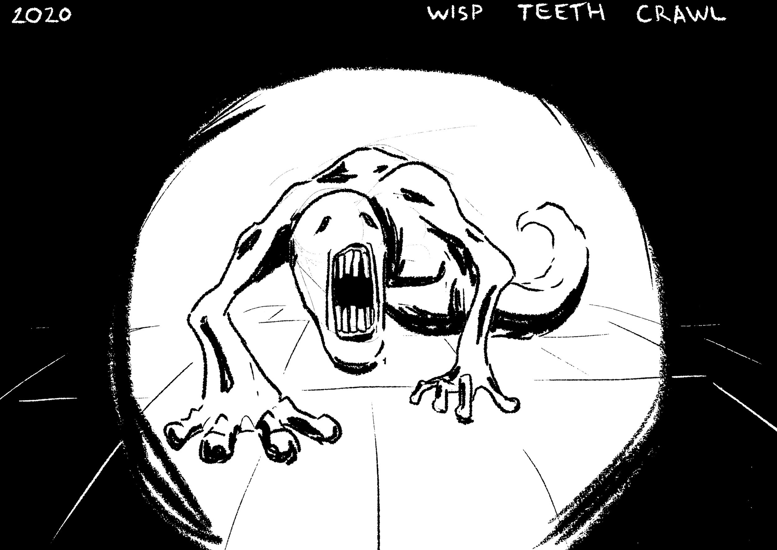 Острые зубы ползут- сектч Маринетт Мортем