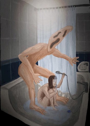 Мимолетная галлюцинация: Зловещее Присутствие. Картина Маринетт Мортем