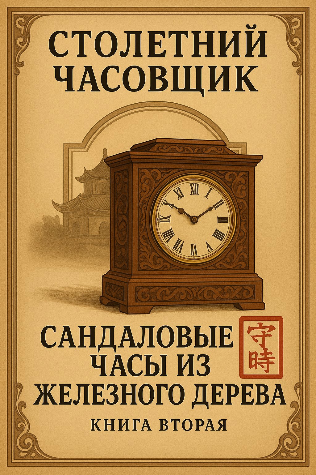 Сандаловые часы из железного дерева