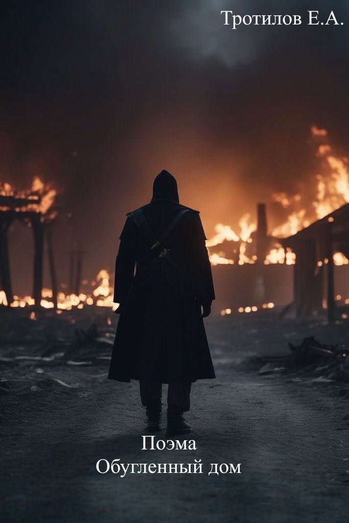 Обугленный дом