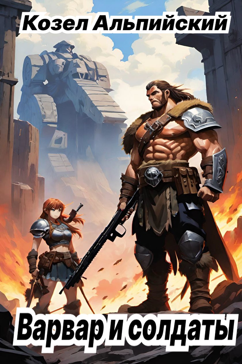 Варвар и солдаты