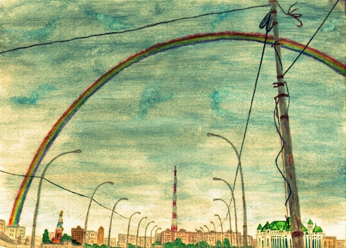 Девушка с сиренью