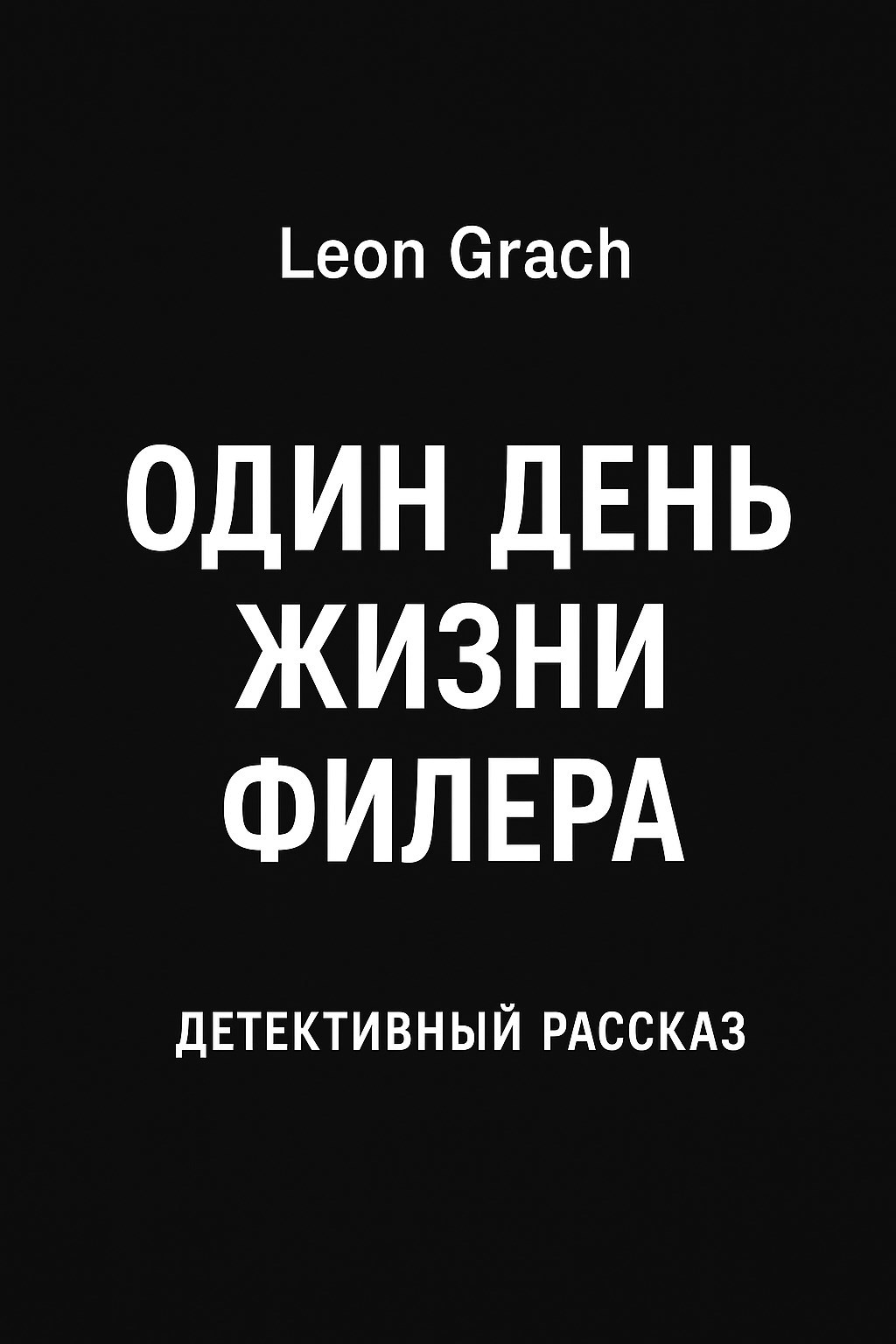 Один день жизни филера