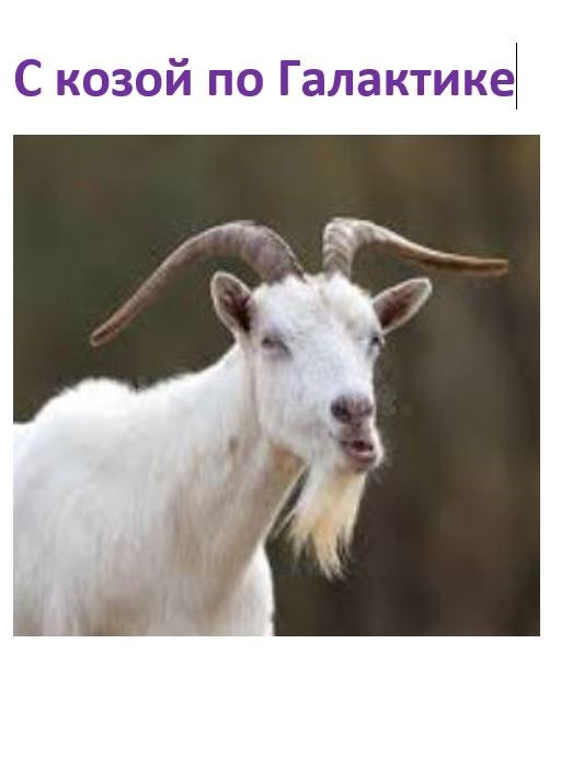 С козой по Галактике